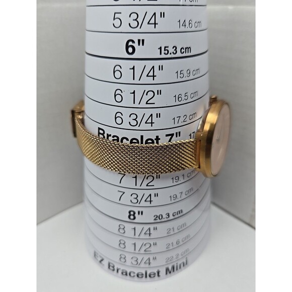 MVMT Mod RG1 Rose Gold Mesh 32mm Womens Quartz Watch 5ATM New Battery Classic - Picture 8 of 11